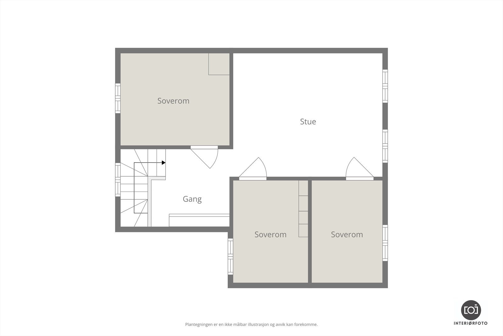 Plantegning Galleribilde