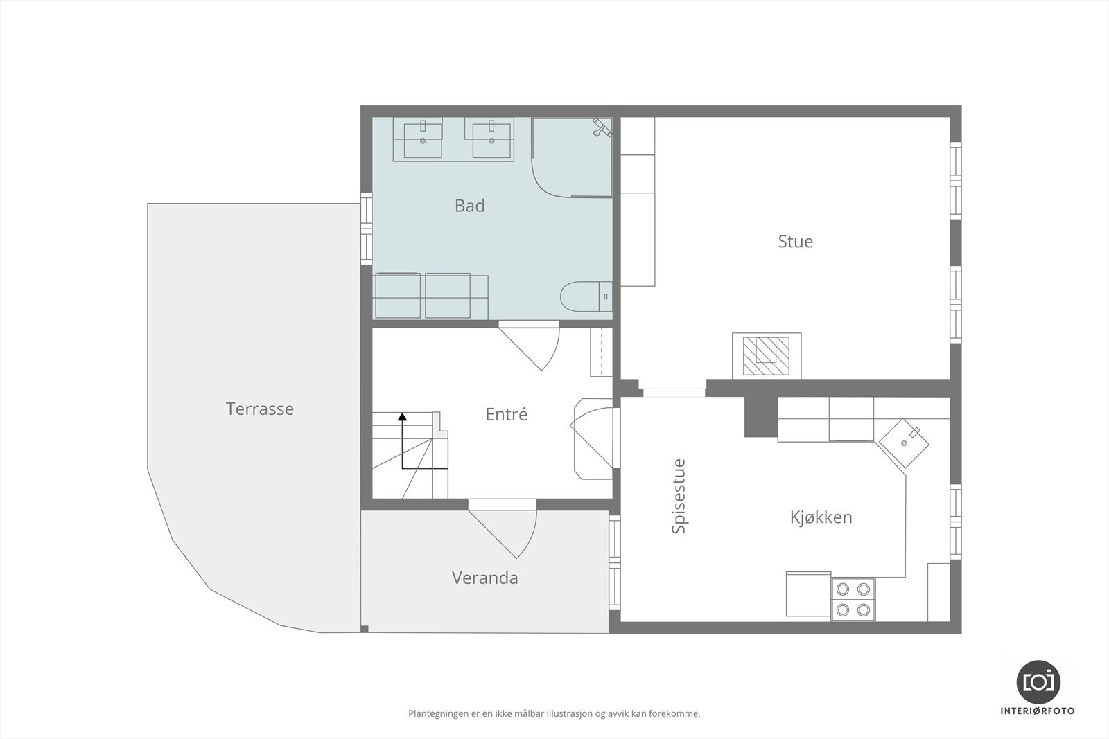 Plantegning Galleribilde