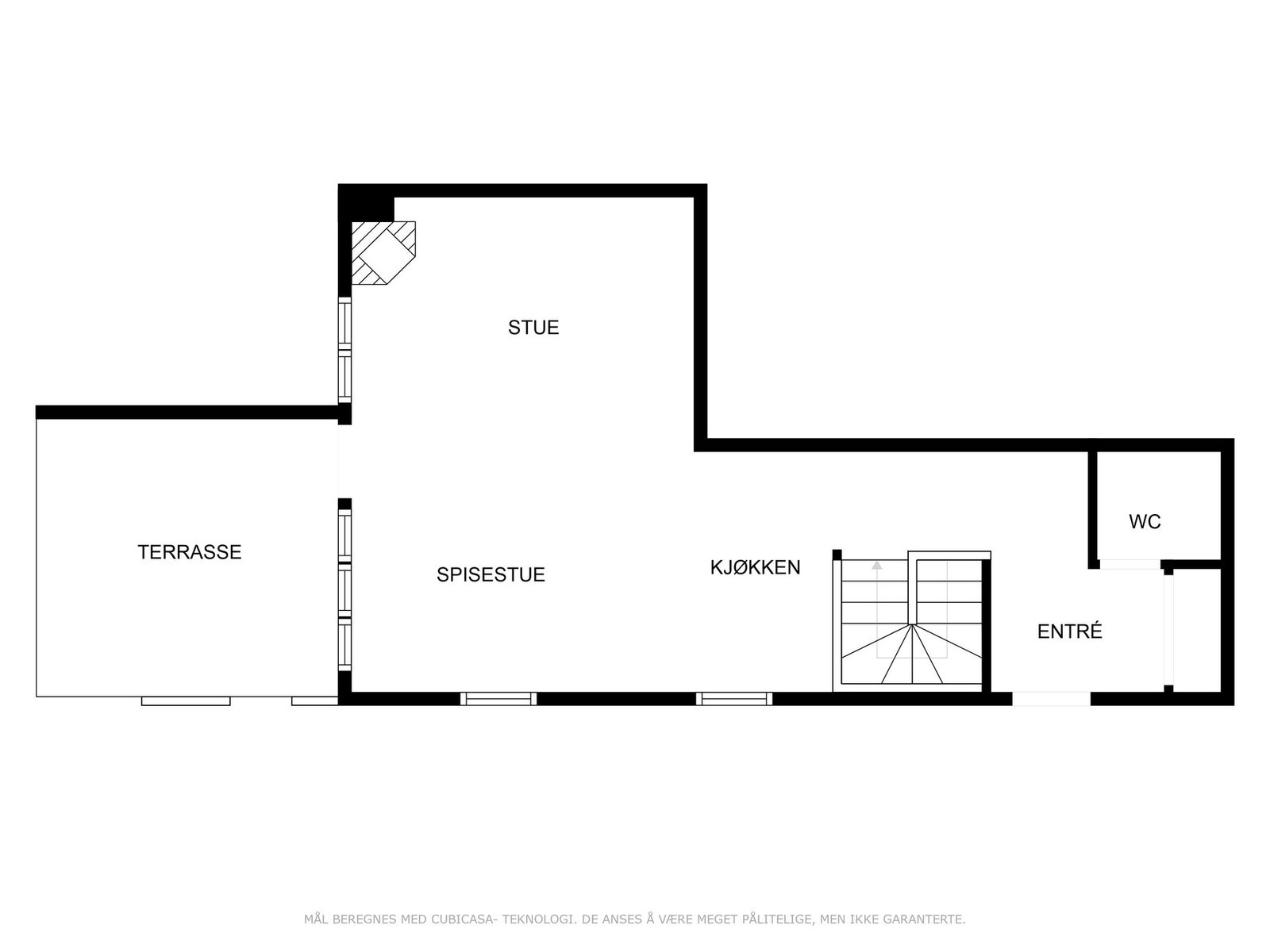 Plantegning 1.etasje Galleribilde