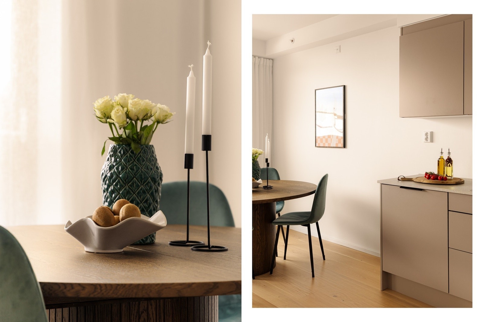 De store vindusflatene slipper inn rikelig med dagslys og skaper en luftig og behagelig atmosfære gjennom hele dagen. Galleribilde