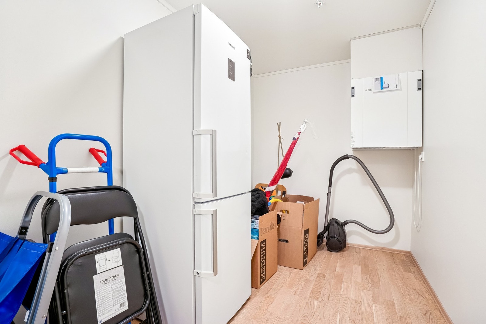 Bod med gode oppbevaringsmuligheter. Galleribilde