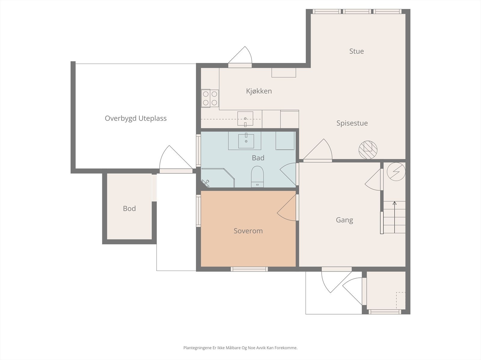 Plantegning 1. etasje. Galleribilde