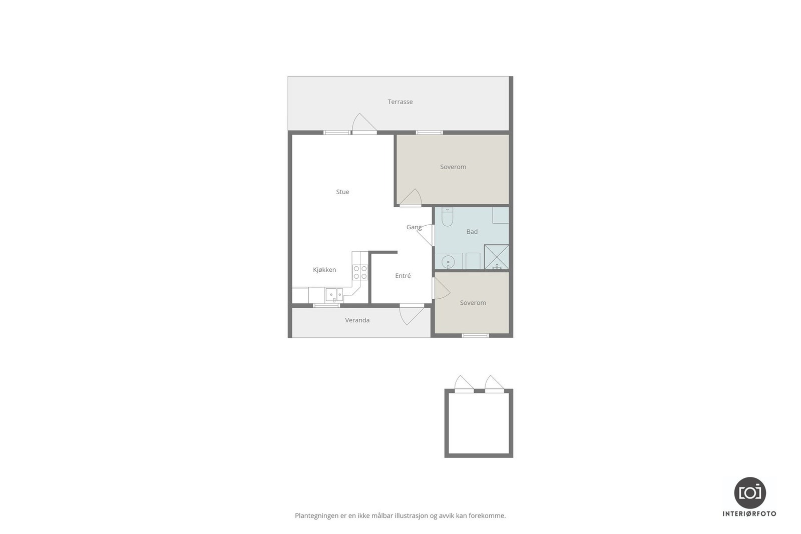 Plantegning Galleribilde