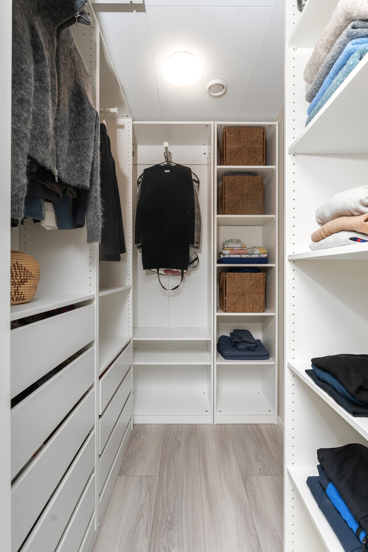 Walk-in garderobe Galleribilde