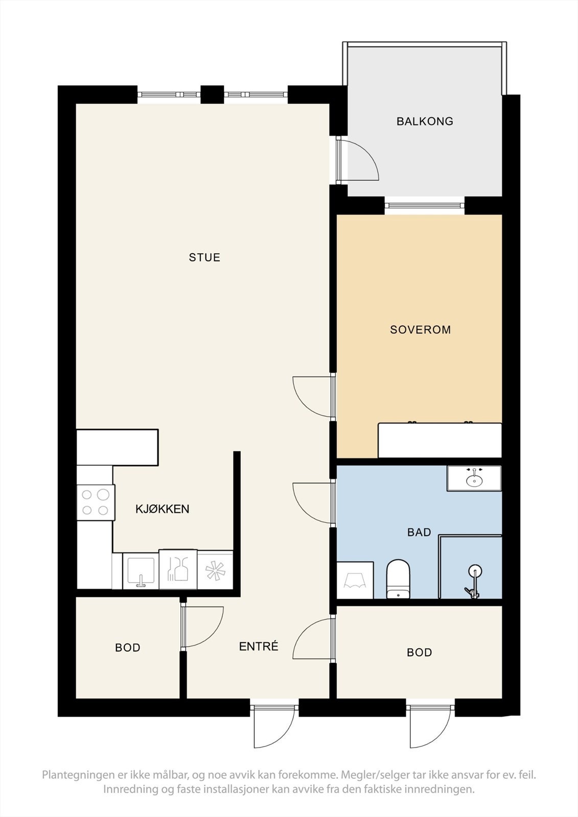 Plantegning Galleribilde