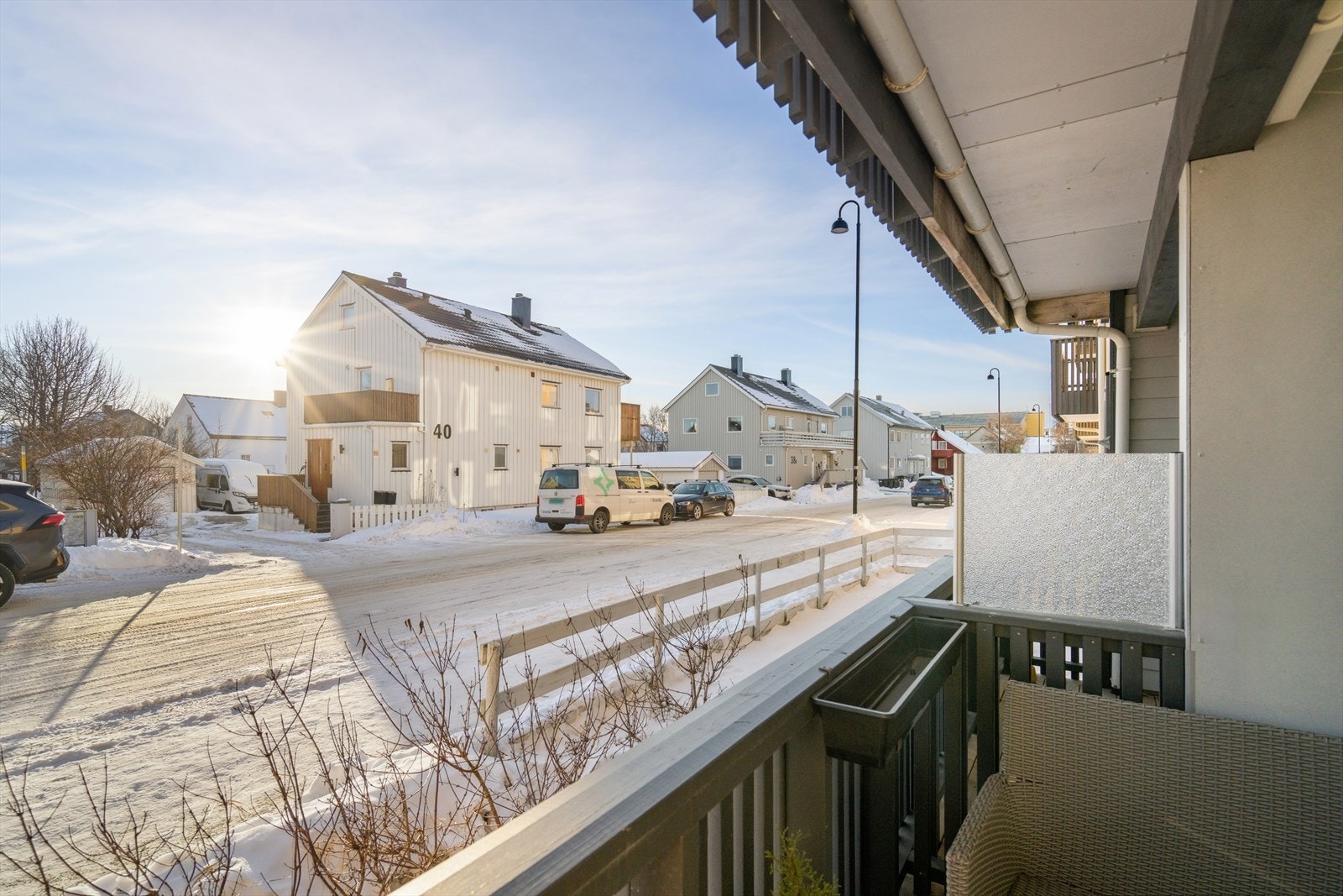 Den sørvendte beliggenheten gir gode solforhold Galleribilde