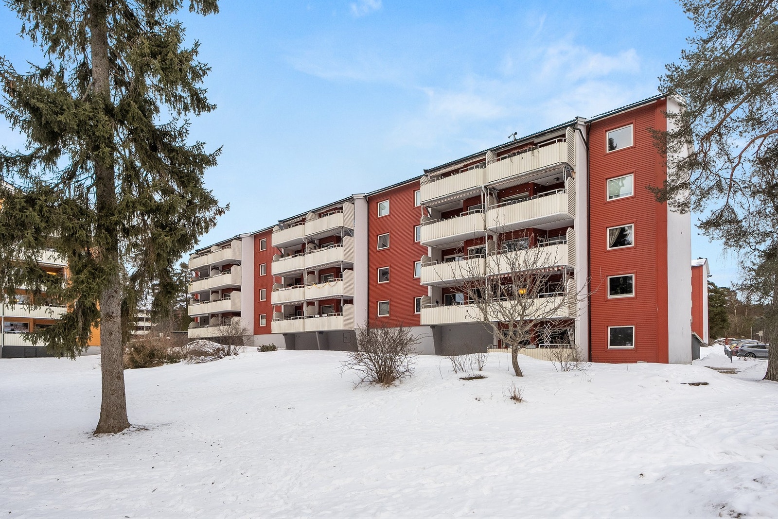 Det er store grøntområdet rundt blokkene Galleribilde