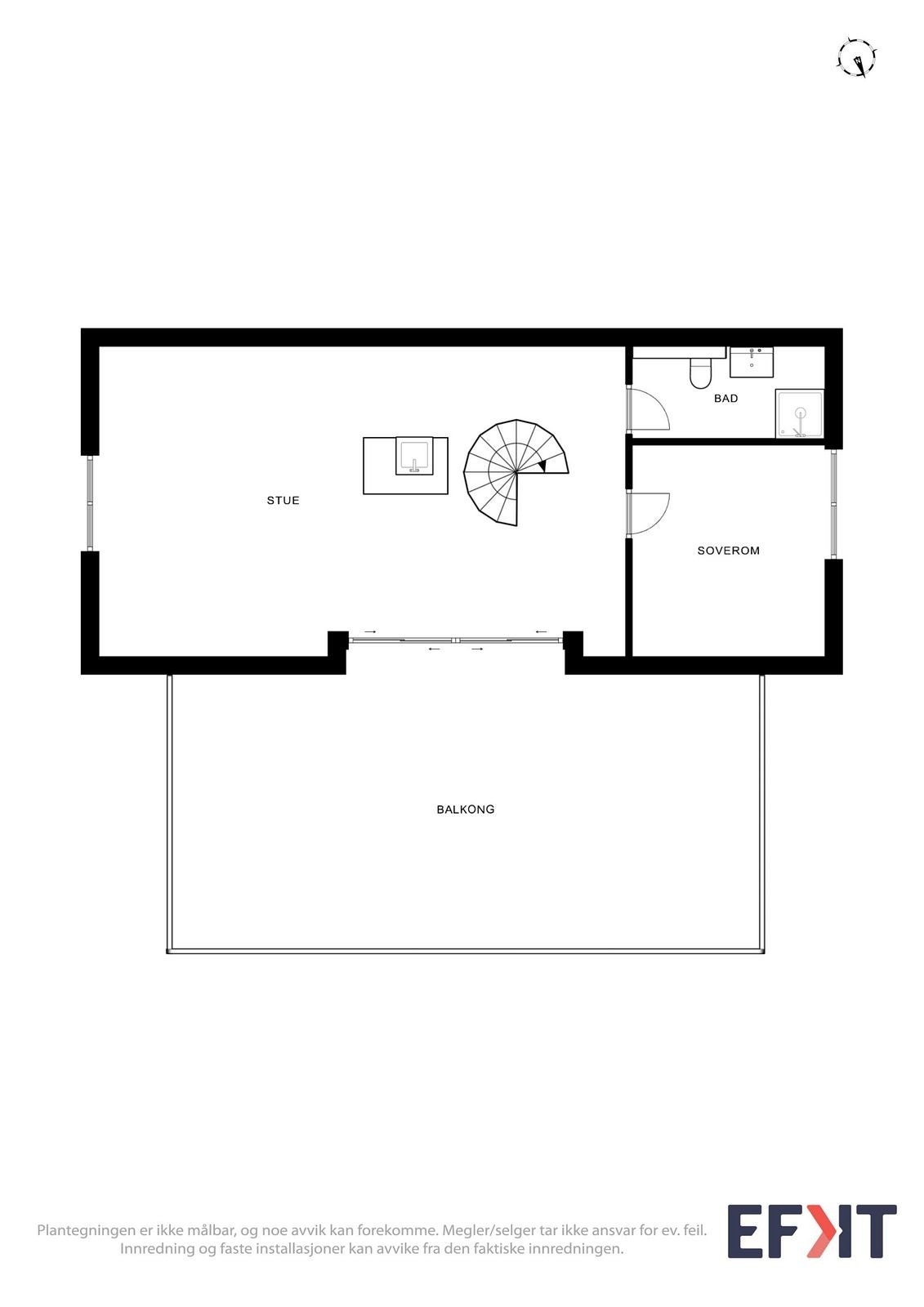 Planskisse 3. etasje Galleribilde