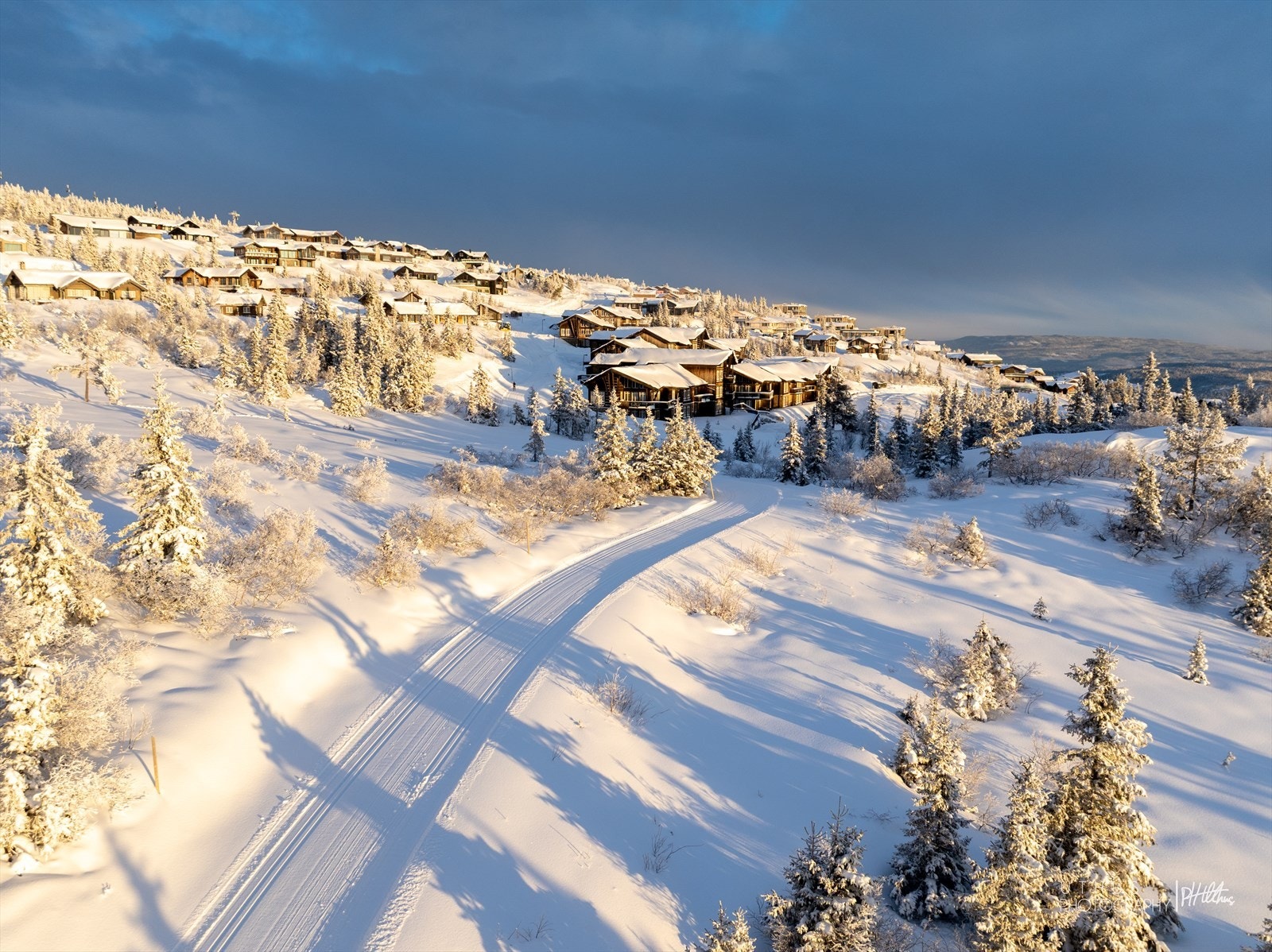 Fint område med langrennsløyper Galleribilde