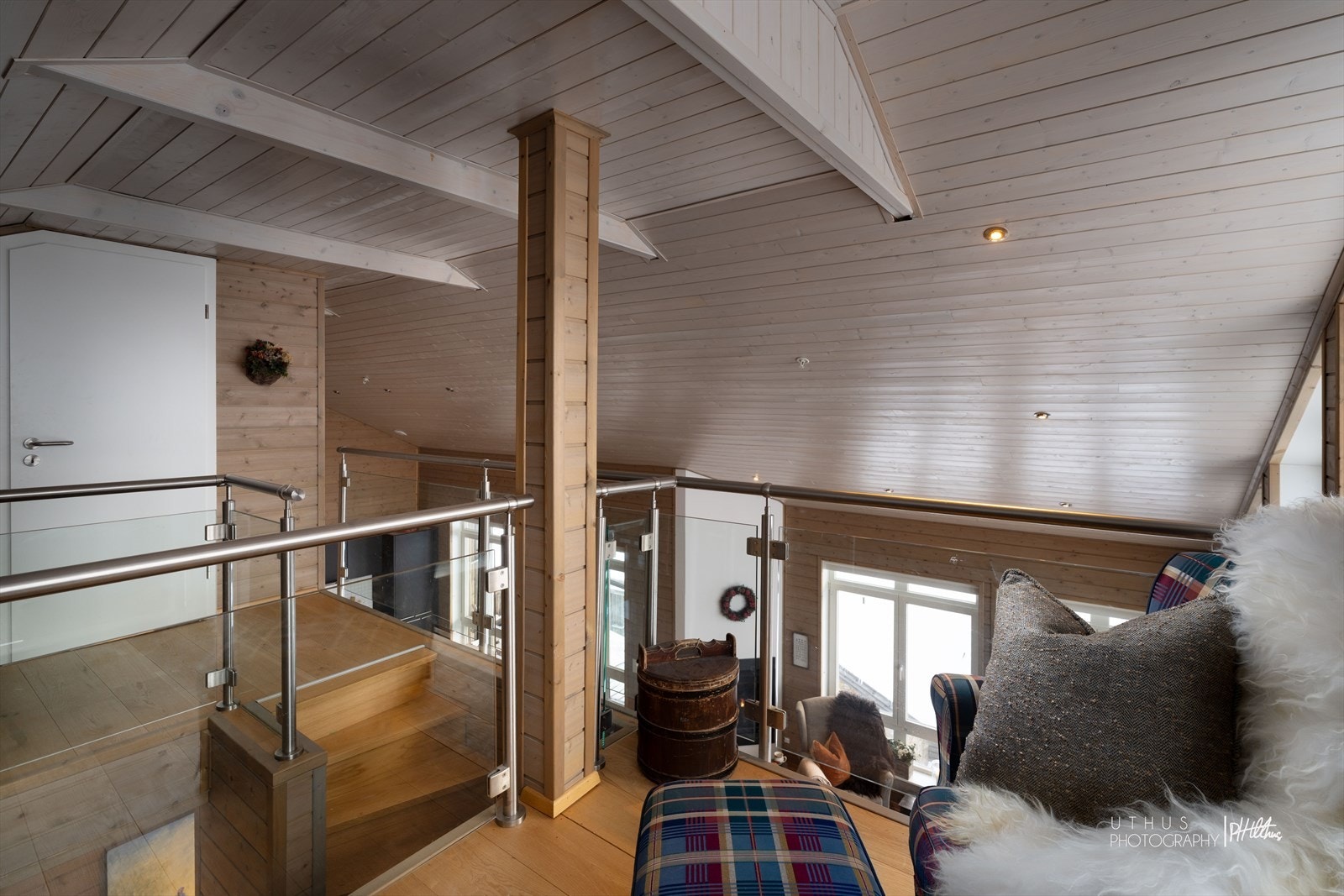 Hems bidrar til en åpen og lys atmosfære Galleribilde