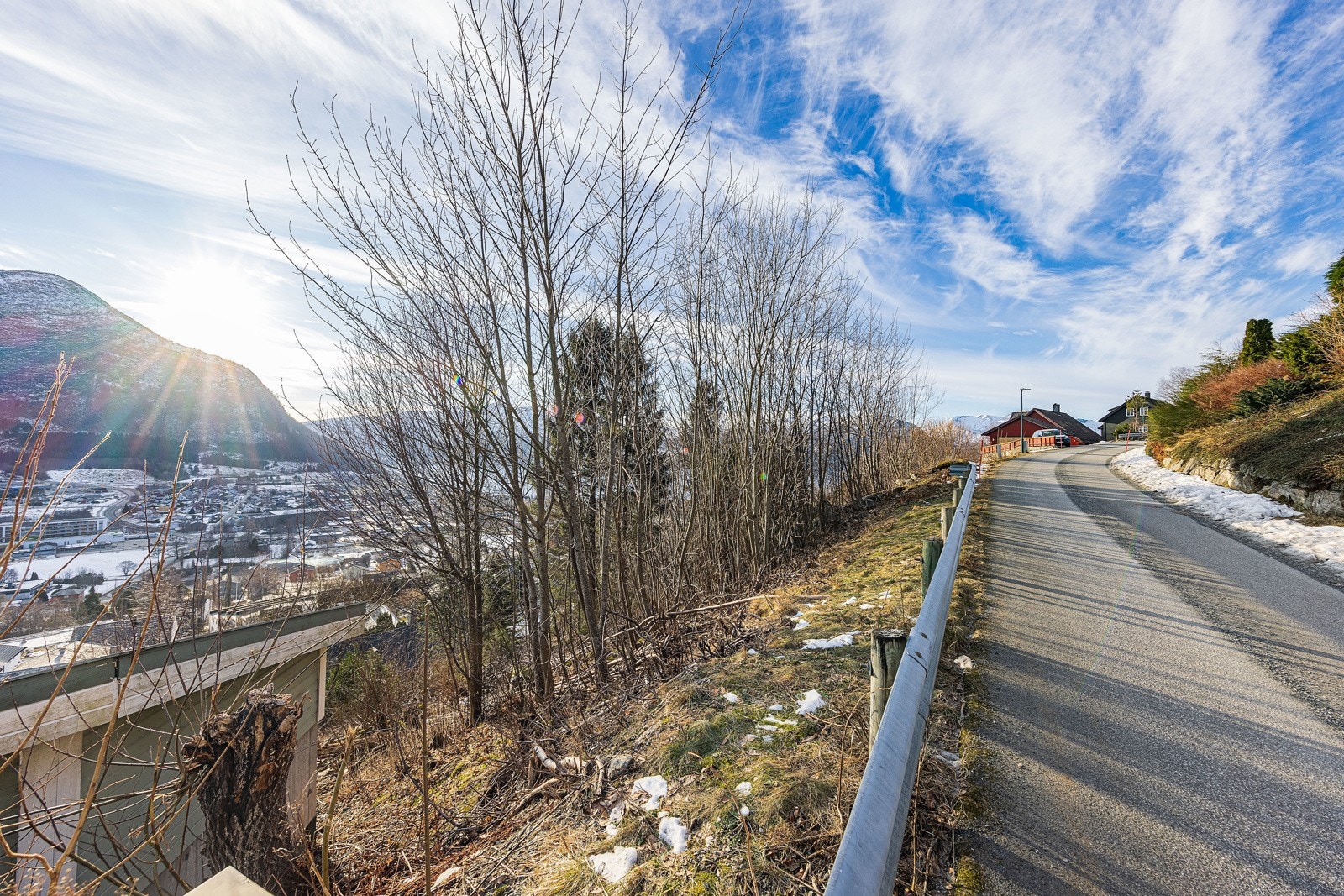 Mosevegen er iei roleg og attraktiv blindgate Galleribilde