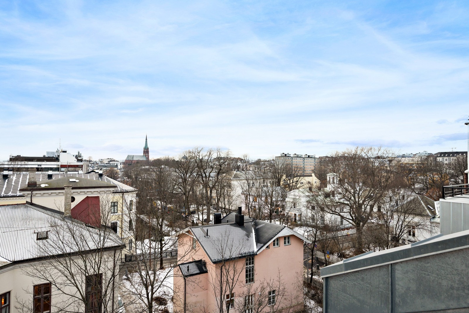 Utsikt mot Frogner, Uranienborg kirke og ned på Oscars gate. Galleribilde