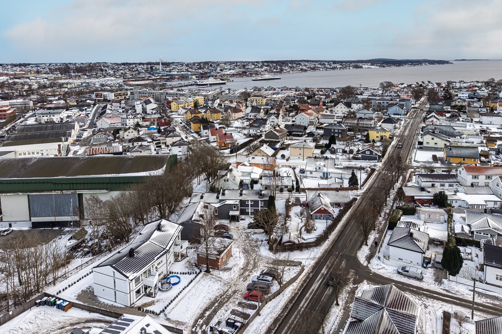 Gimleveien ligger nær Moss sentrum og sjøen. Galleribilde