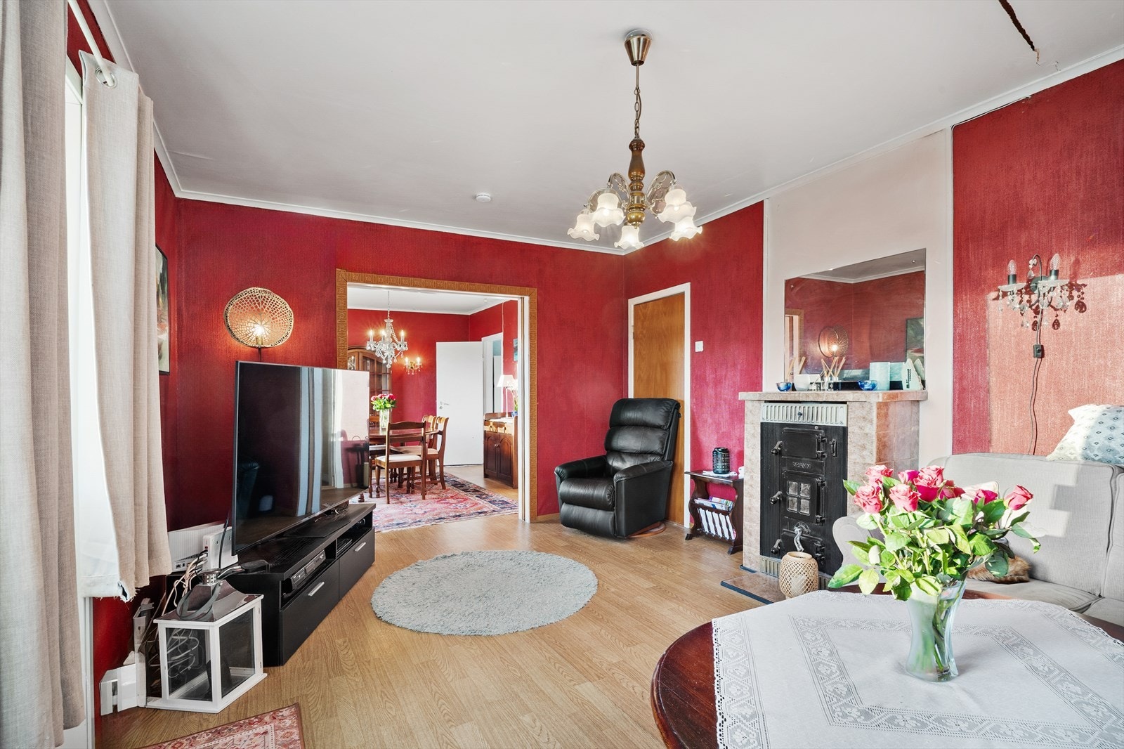 Stue mot spisestue Galleribilde