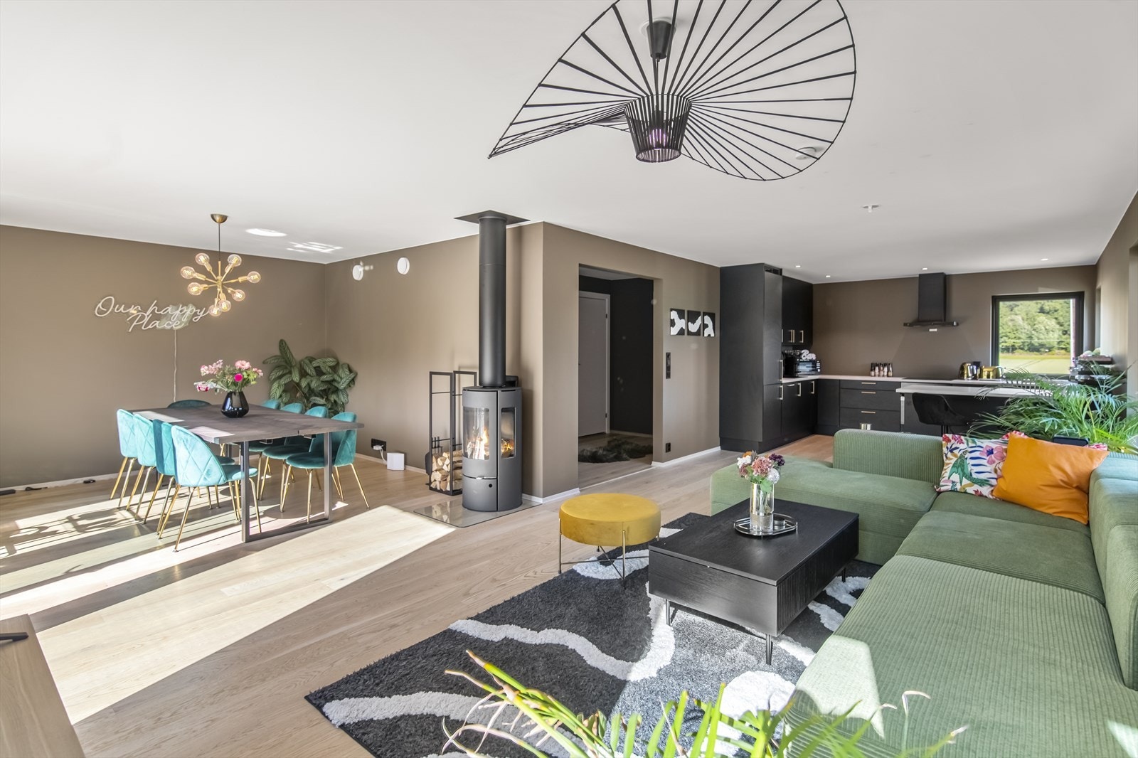 Her kan du møblere i flere soner. Galleribilde