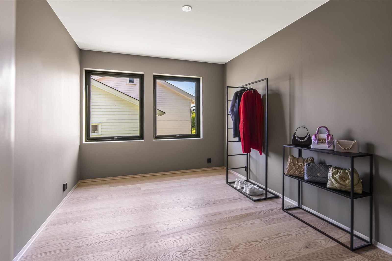 Dette rommet er i dag innredet som walk-in closet. Galleribilde