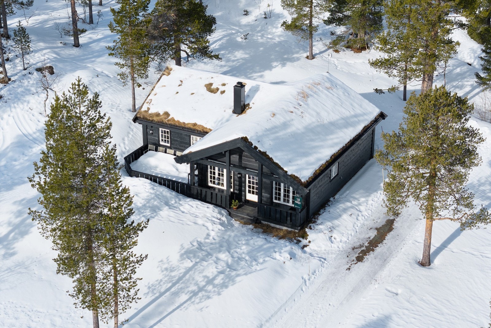 Dronebilde Galleribilde