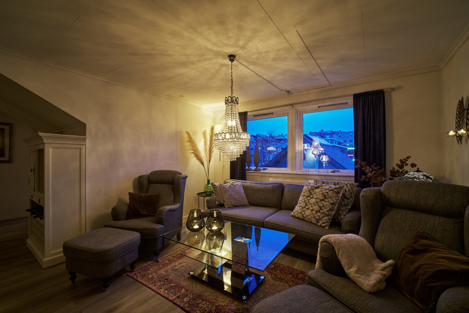 Den høye beliggenheten gjør at man slipper innsyn inn i leiligheten. Galleribilde