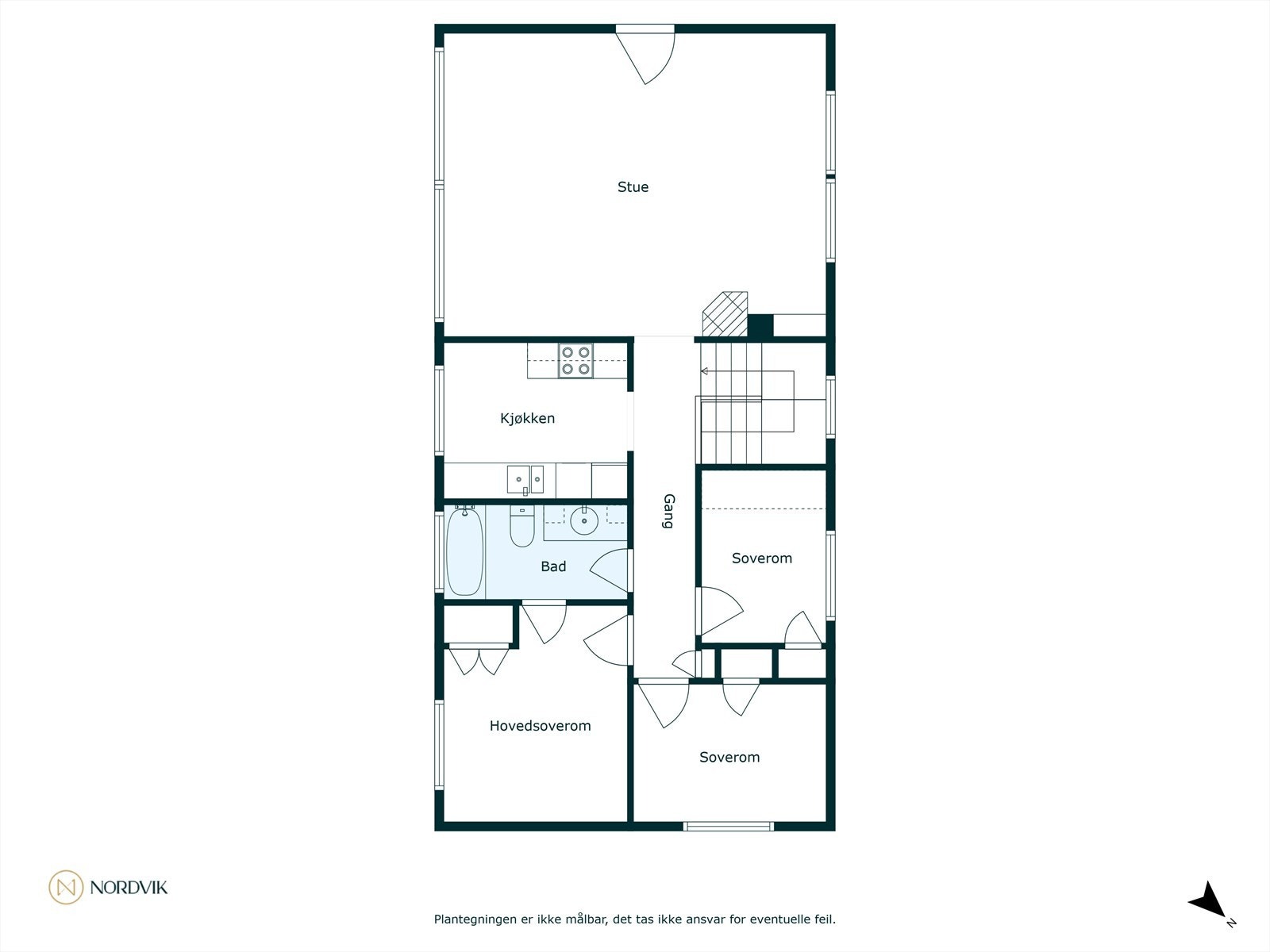 Plantegning 2.etasje Galleribilde