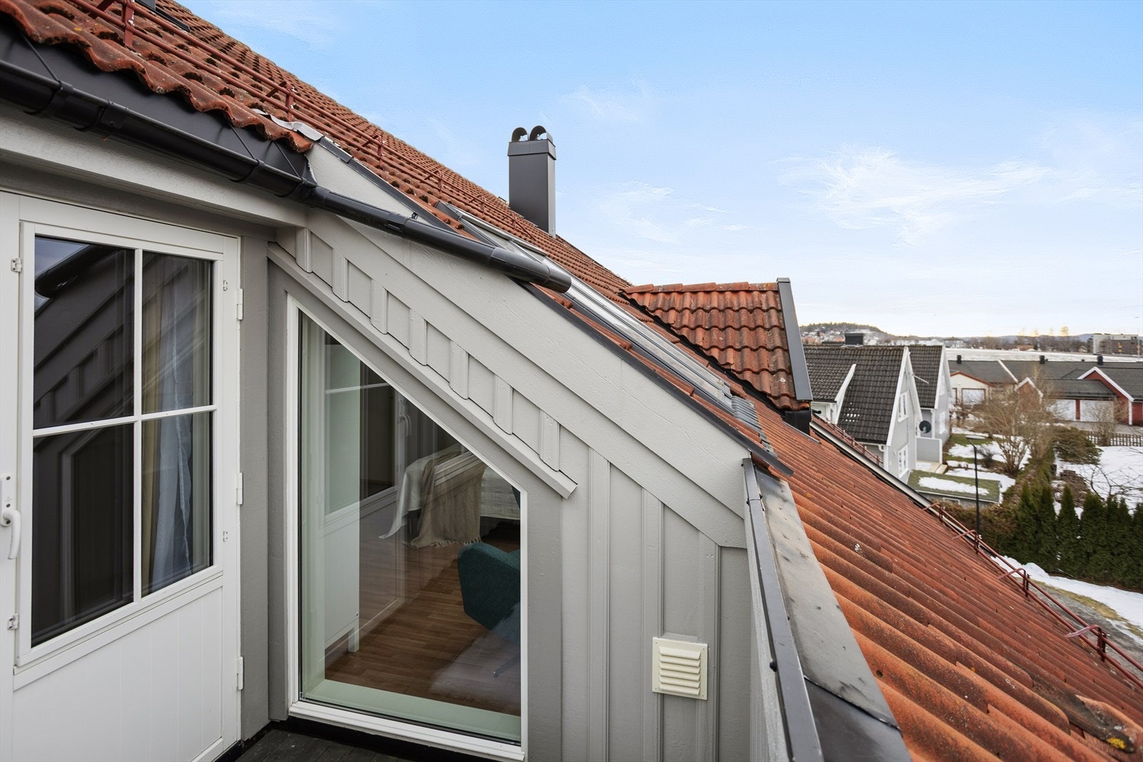 I 3. etasje er det også en takterrasse. Galleribilde