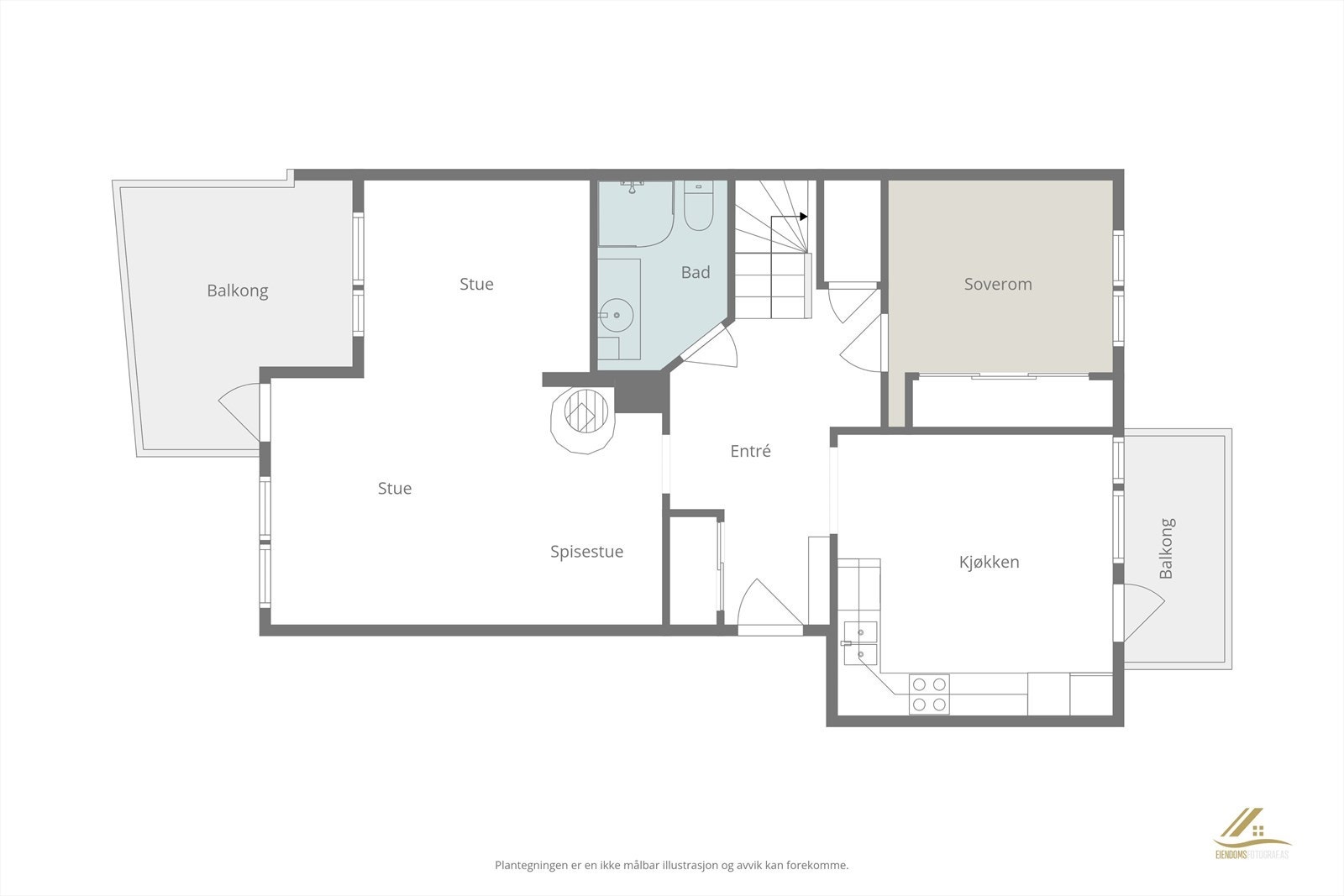 Plantegning Galleribilde