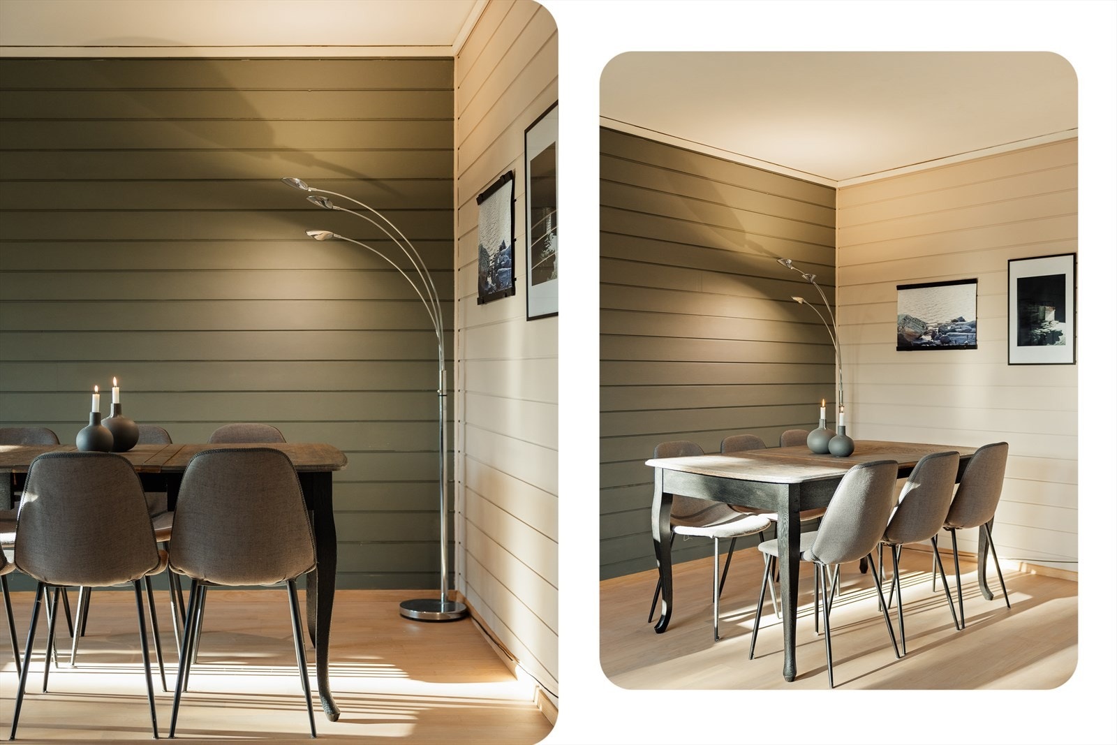 Åpen og sosial stue som samlingspunkt i boligen Galleribilde