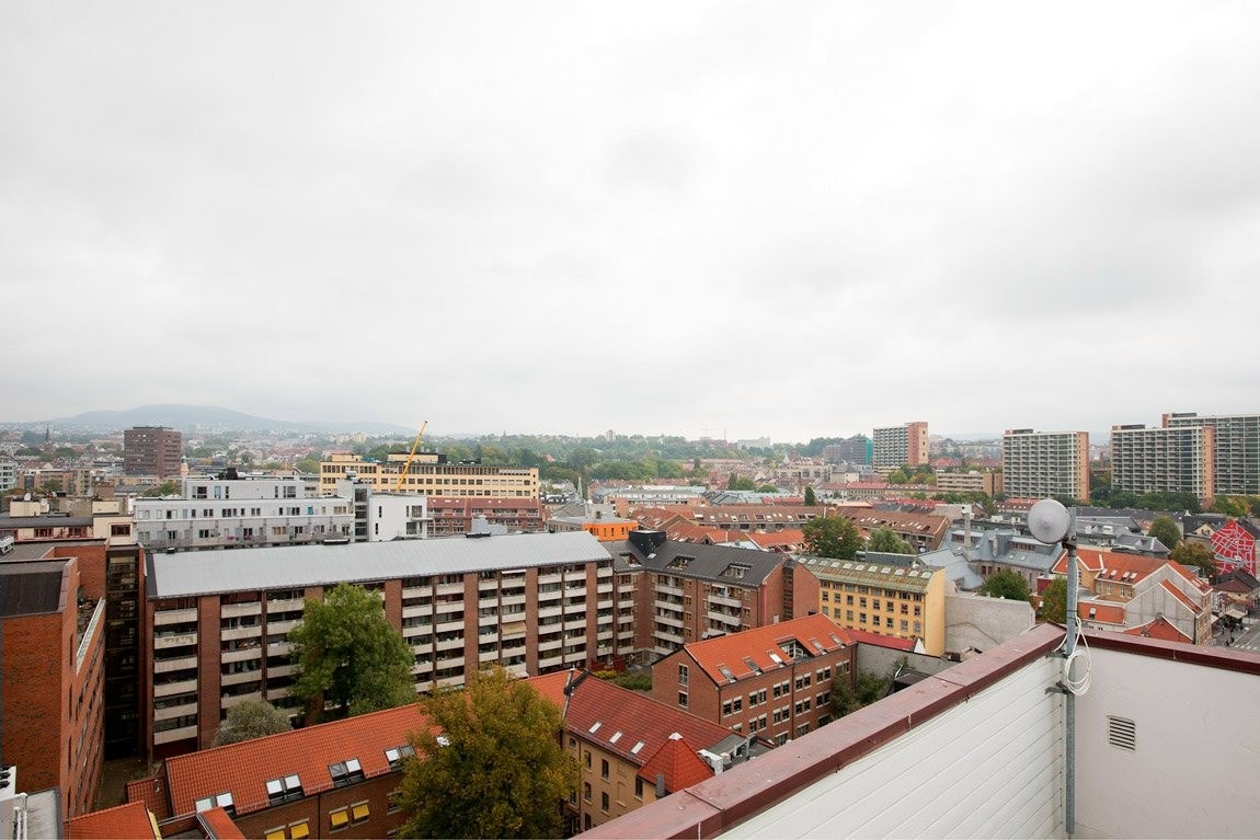 Utsikt takterrasse Galleribilde