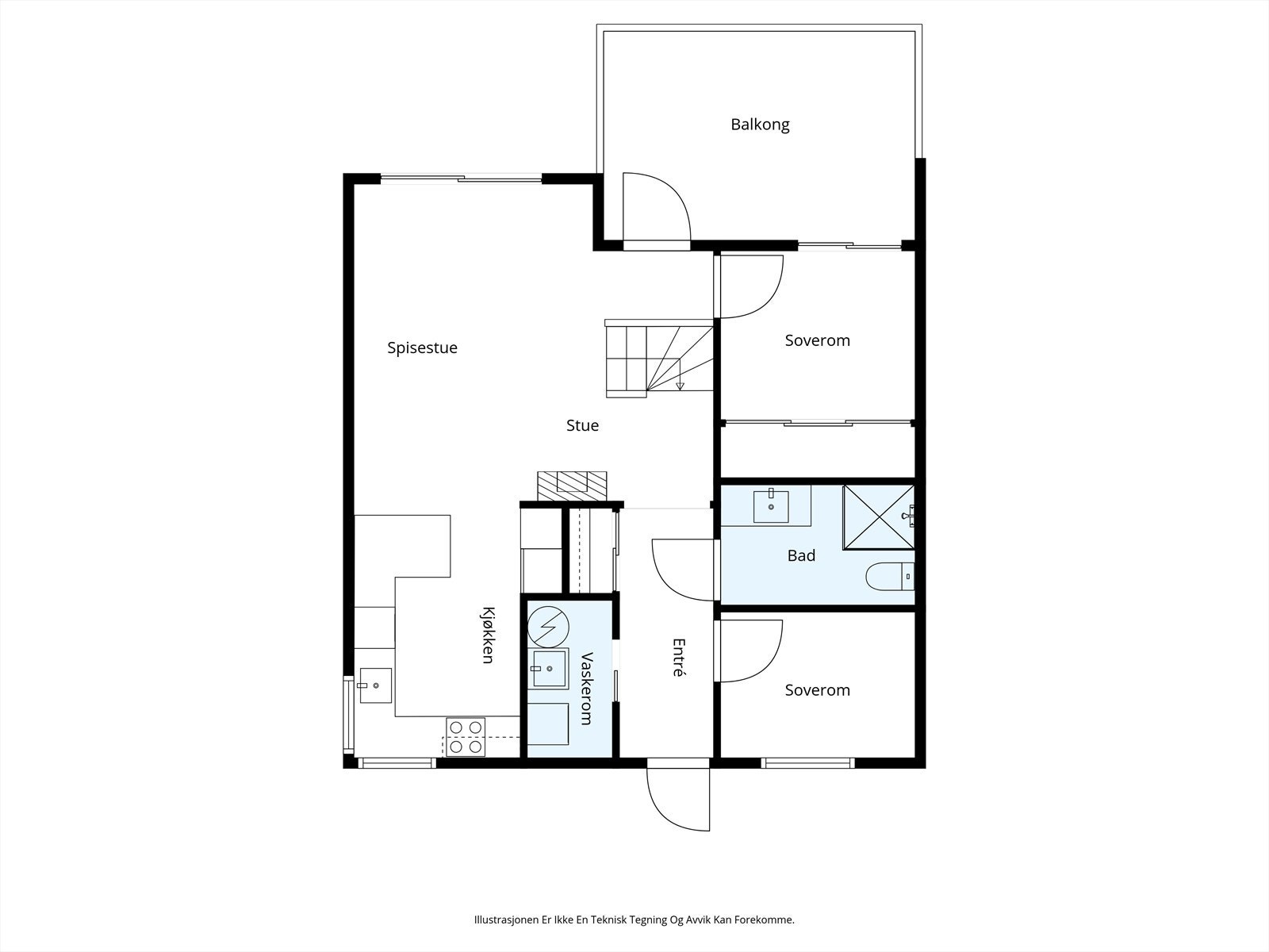 Plantegning 1.etasje Galleribilde