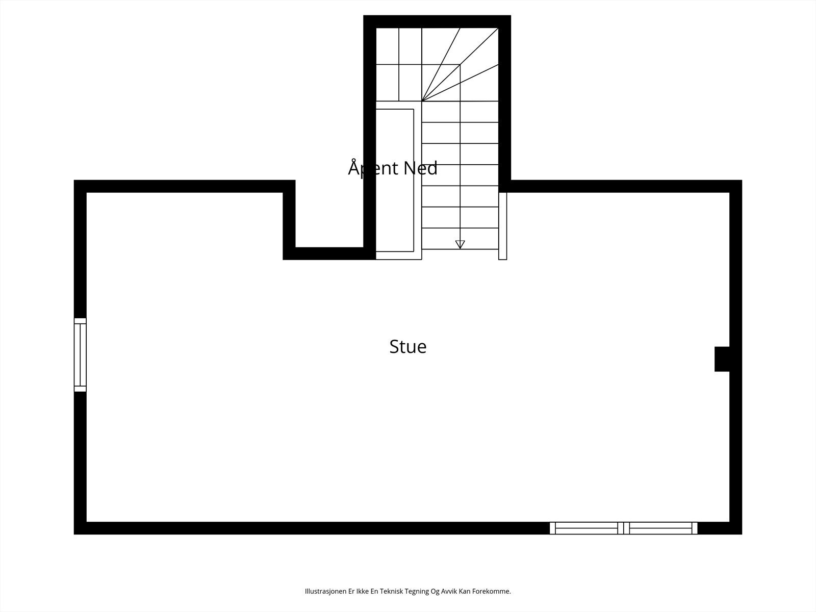 Plantegning 2.etasje Galleribilde