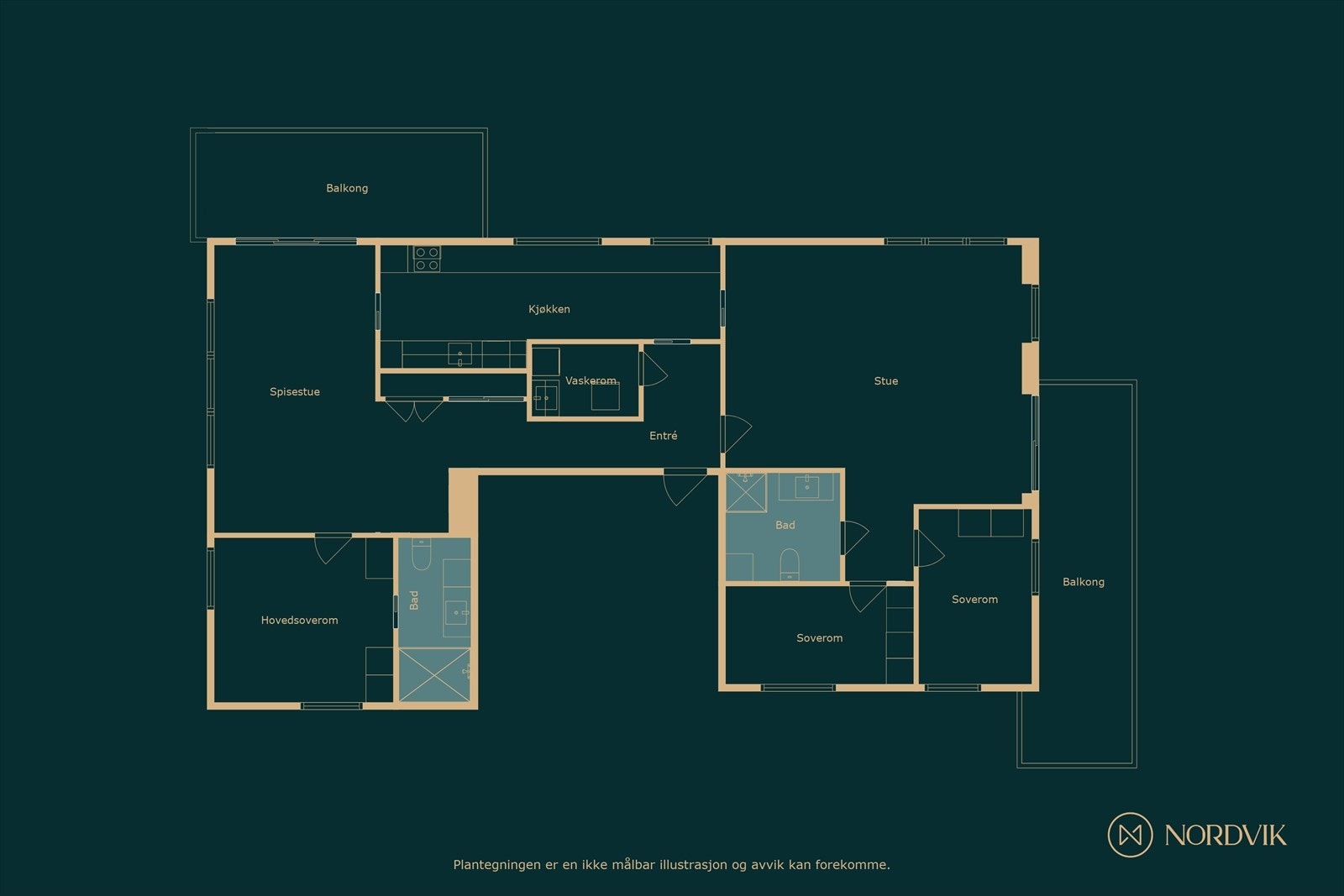 Plantegning Galleribilde