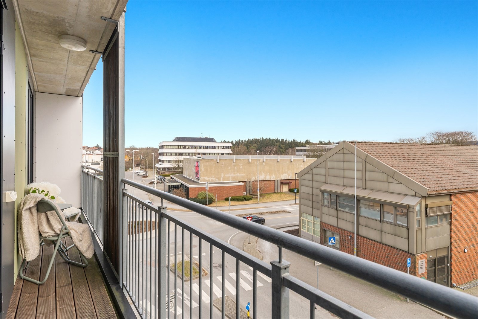 Utsikt balkong Galleribilde