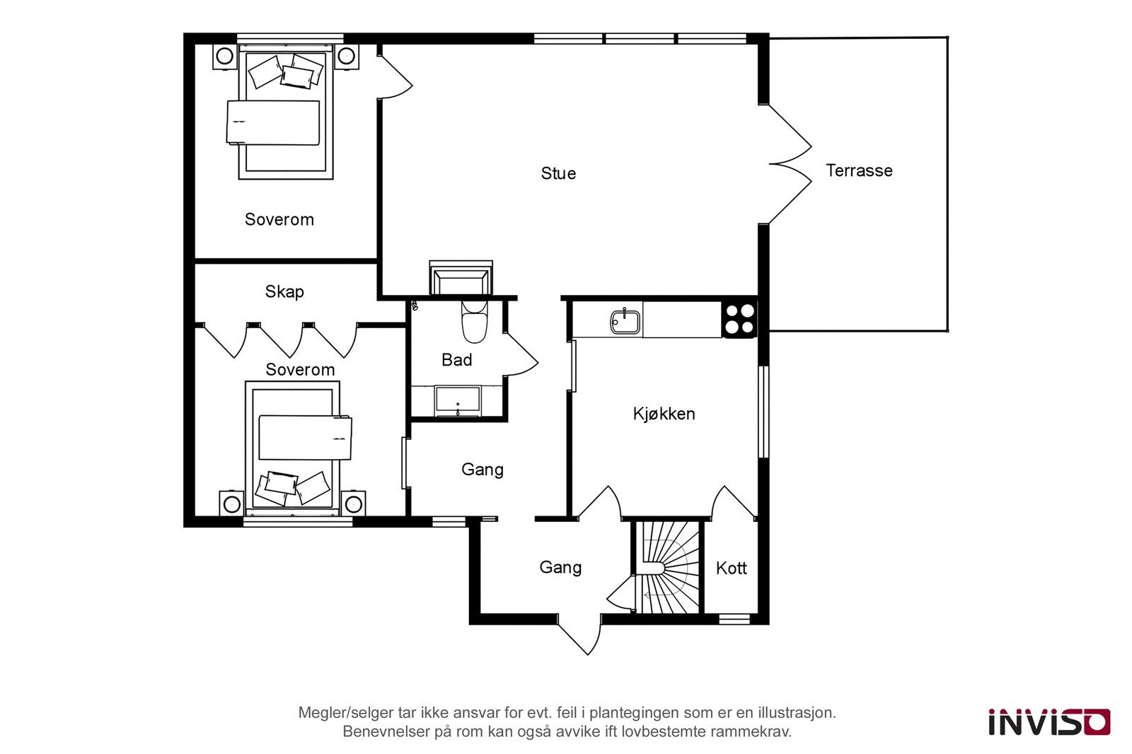 Plantegning Galleribilde