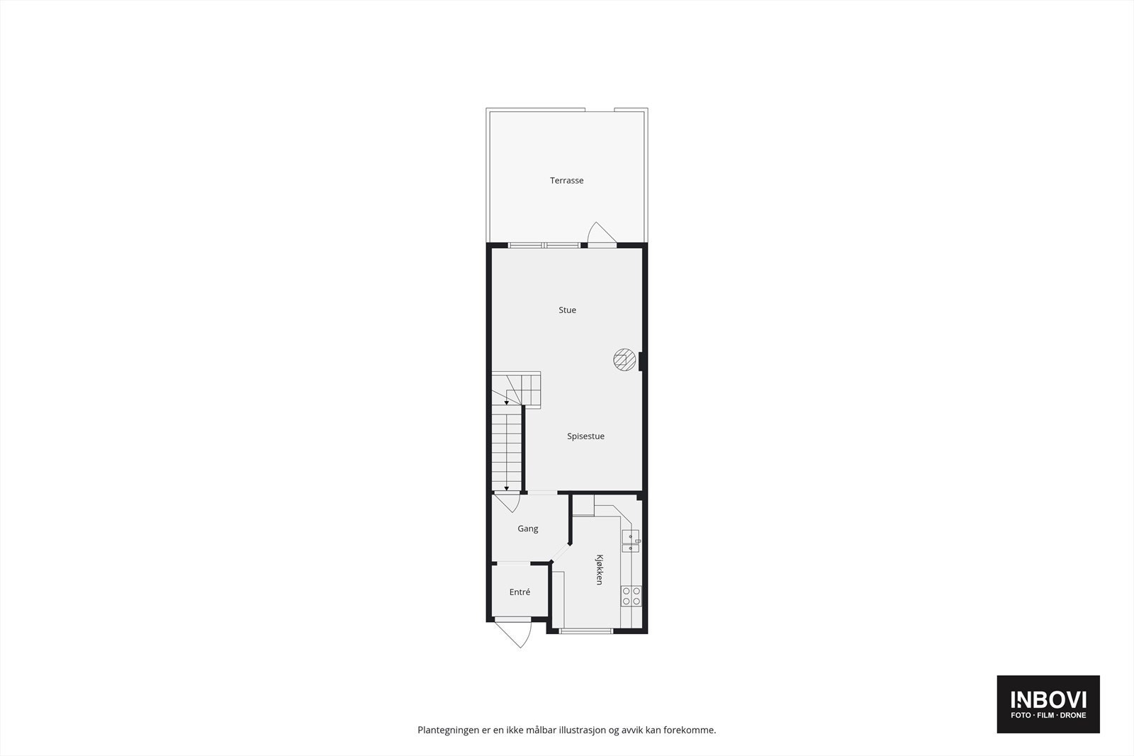 Plantegning 1. etg. Galleribilde