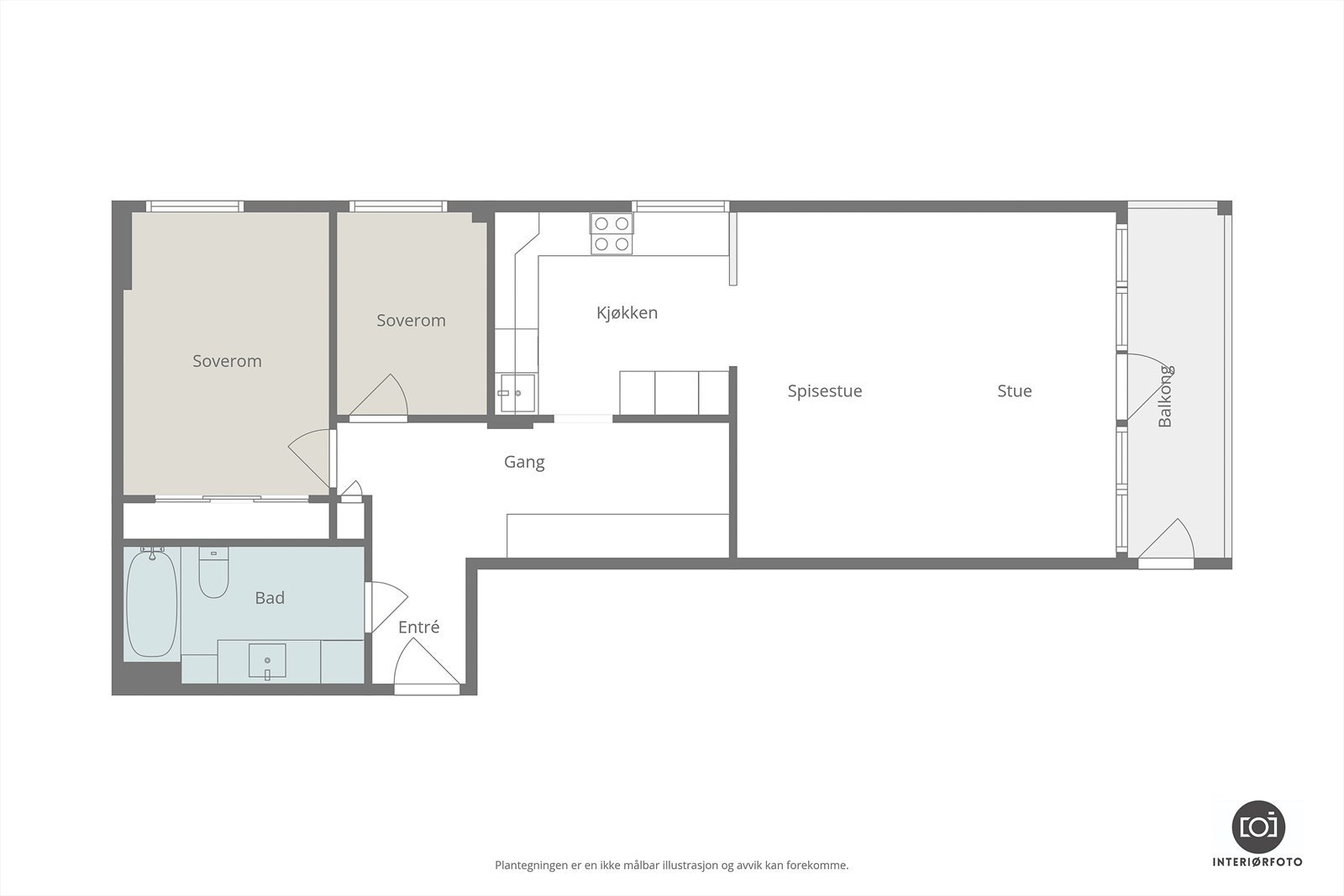 Plantegning Galleribilde