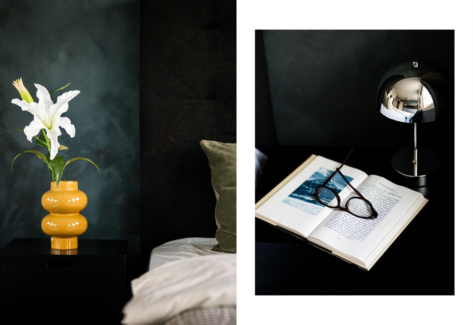 Det er benyttet en behagelig fargepalett som skaper den perfekte soveromsfølelsen. Galleribilde