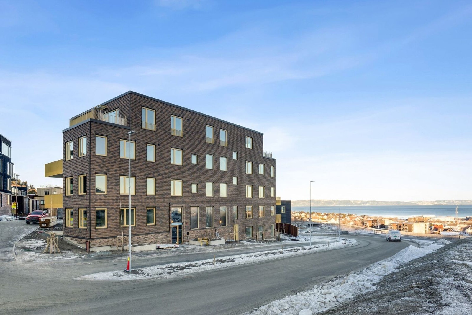 Det blir opparbeidet flotte grøntarealer i mellom byggene. Galleribilde