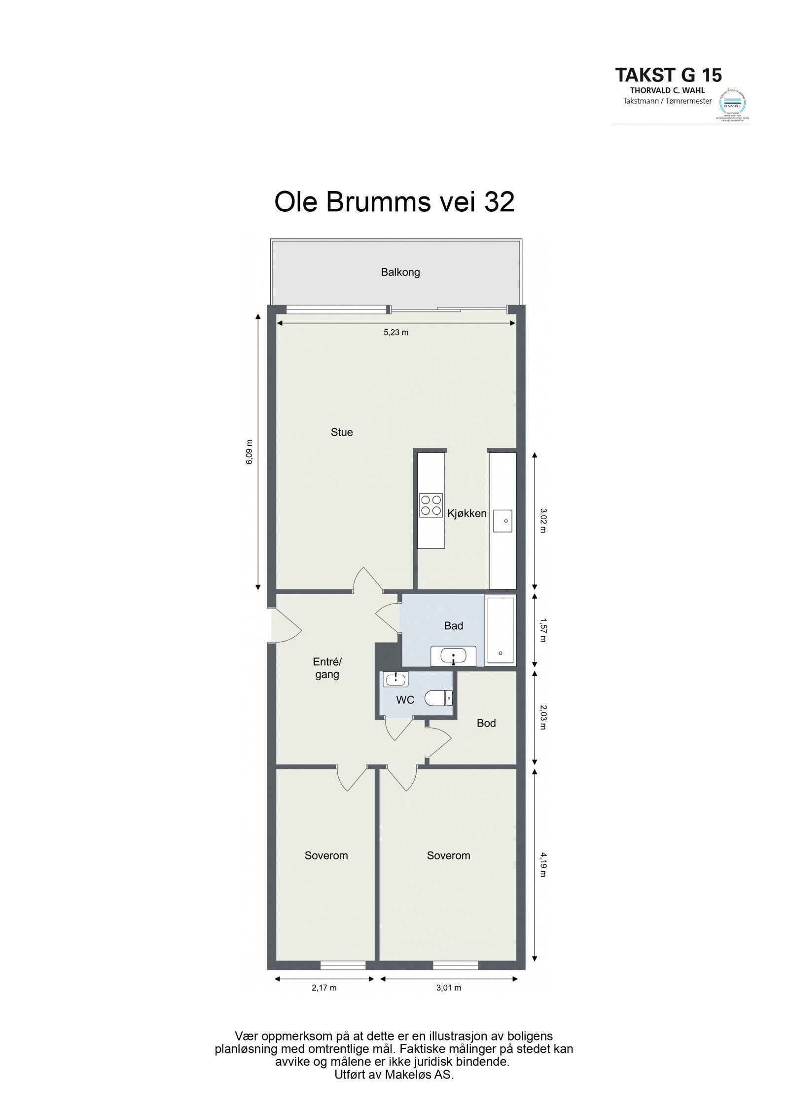 Gjennomgående 3 roms med flotte lys og solforhold og 7 kvm overbygget balkong. Galleribilde