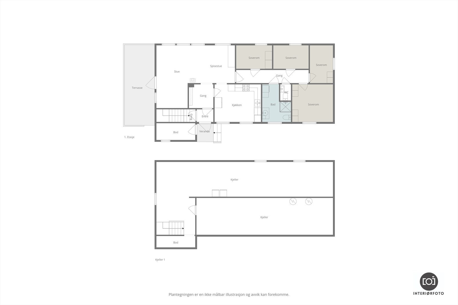 Plantegning Galleribilde