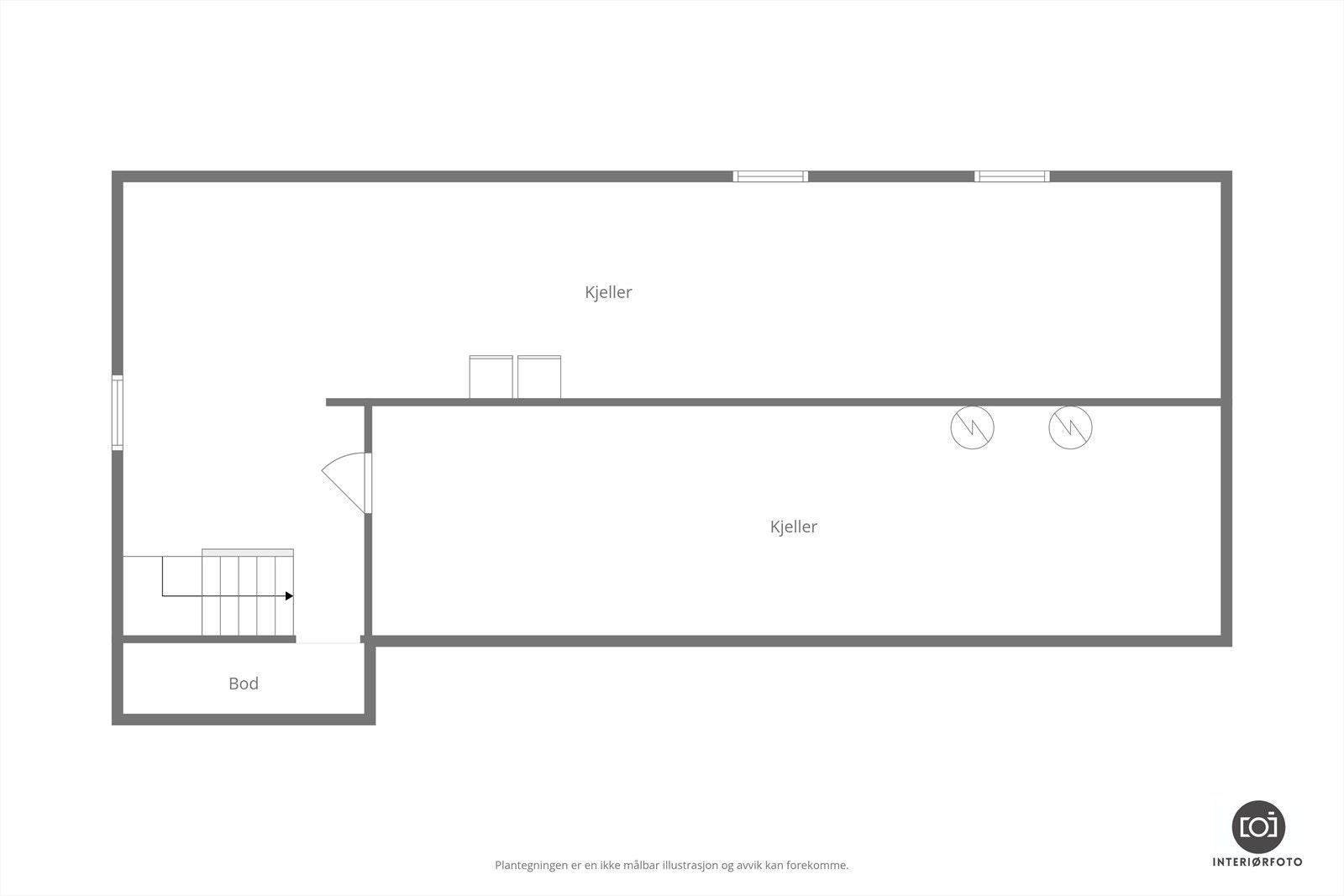 Plantegning Galleribilde