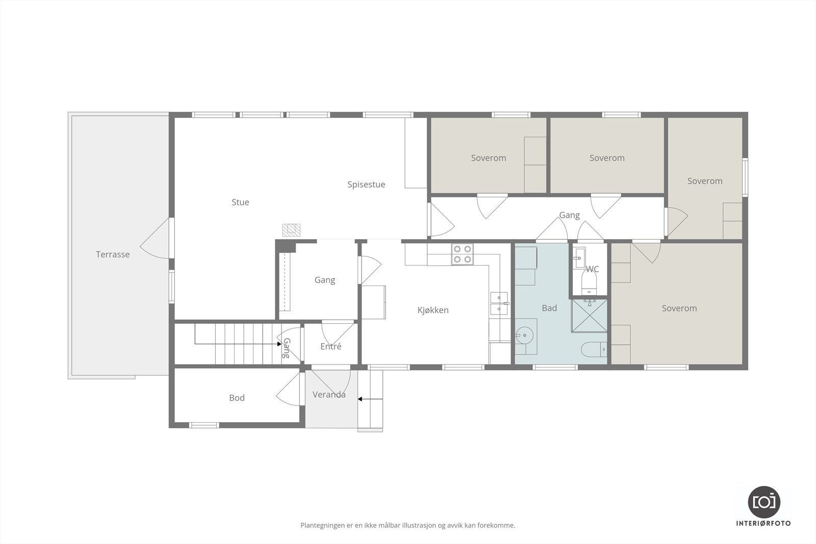 Plantegning Galleribilde