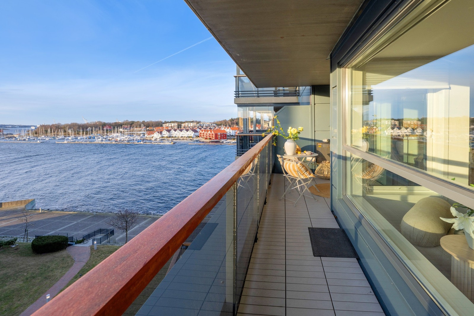 Her kan man virkelig nyte sjøutsikten. Galleribilde