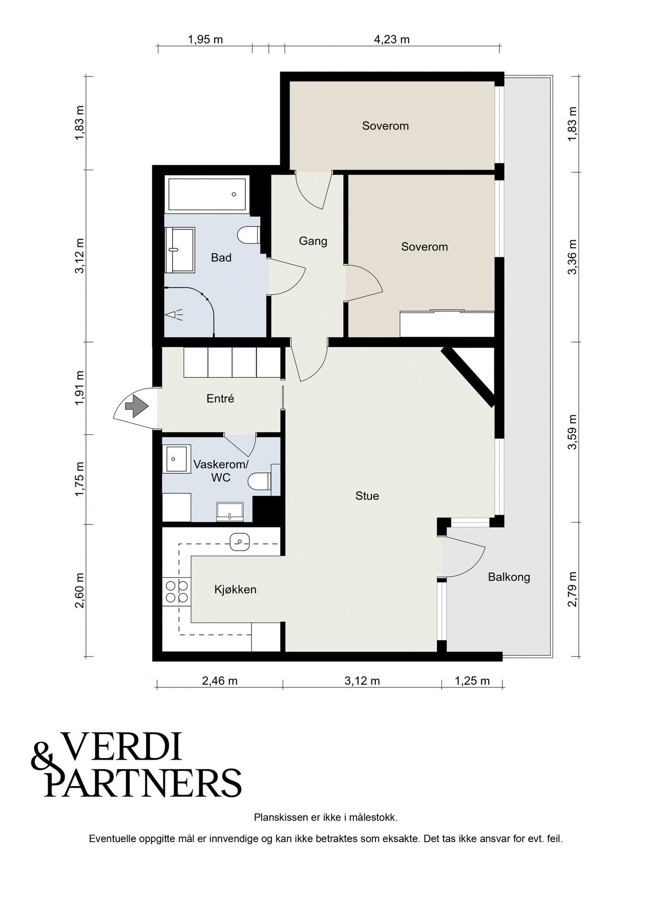 Plantegning. Galleribilde