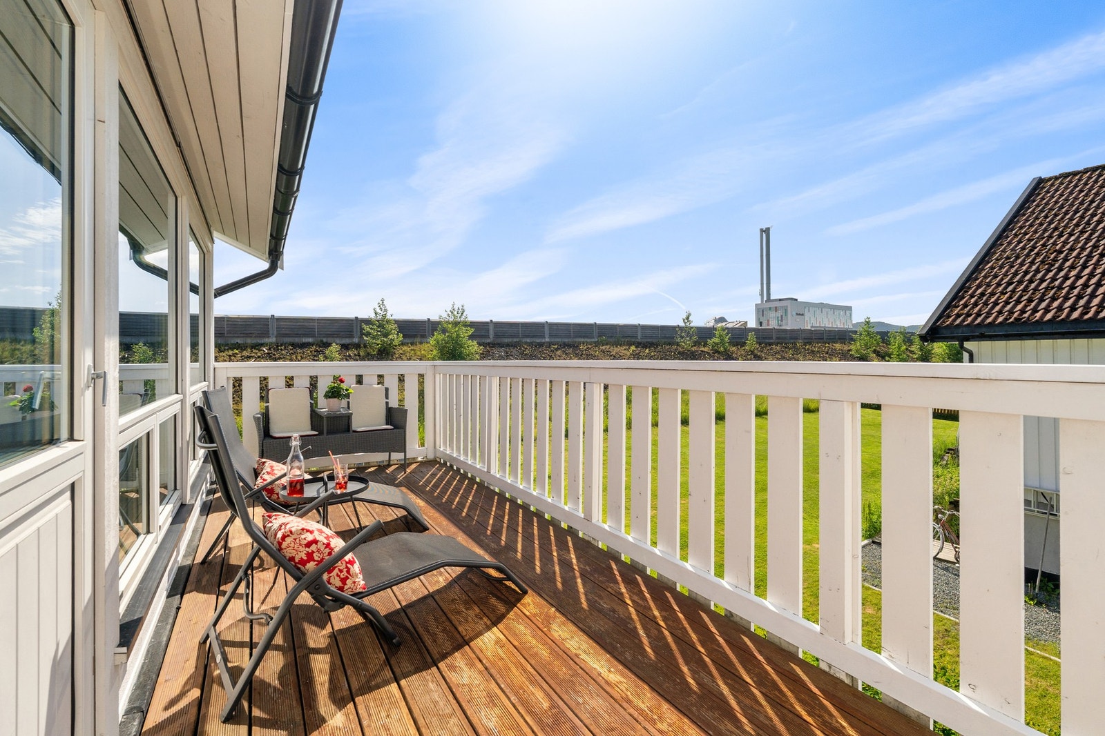 Romslig balkong på 13,2m². Galleribilde