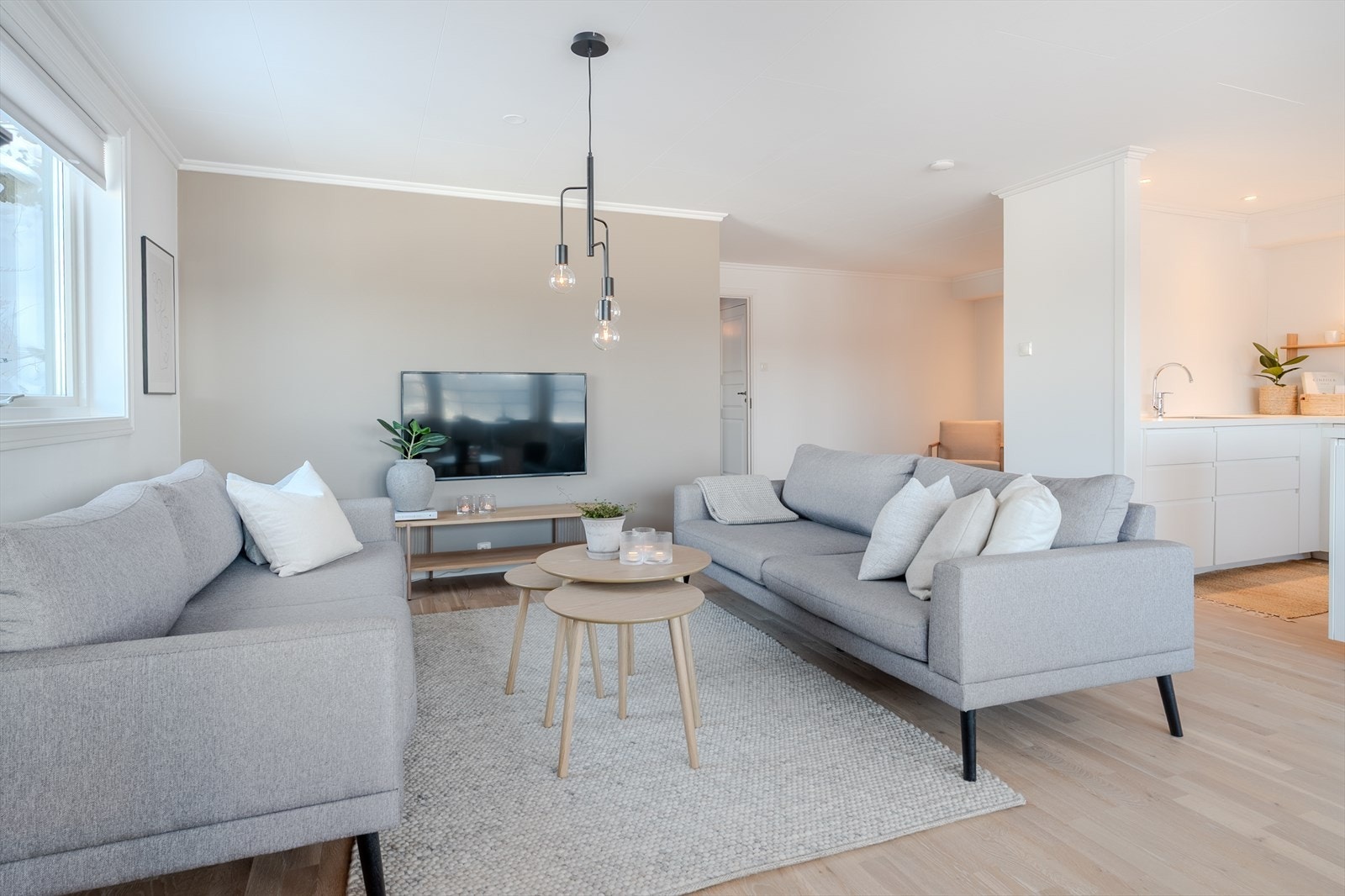 Gjennomgående parkettgulv Galleribilde