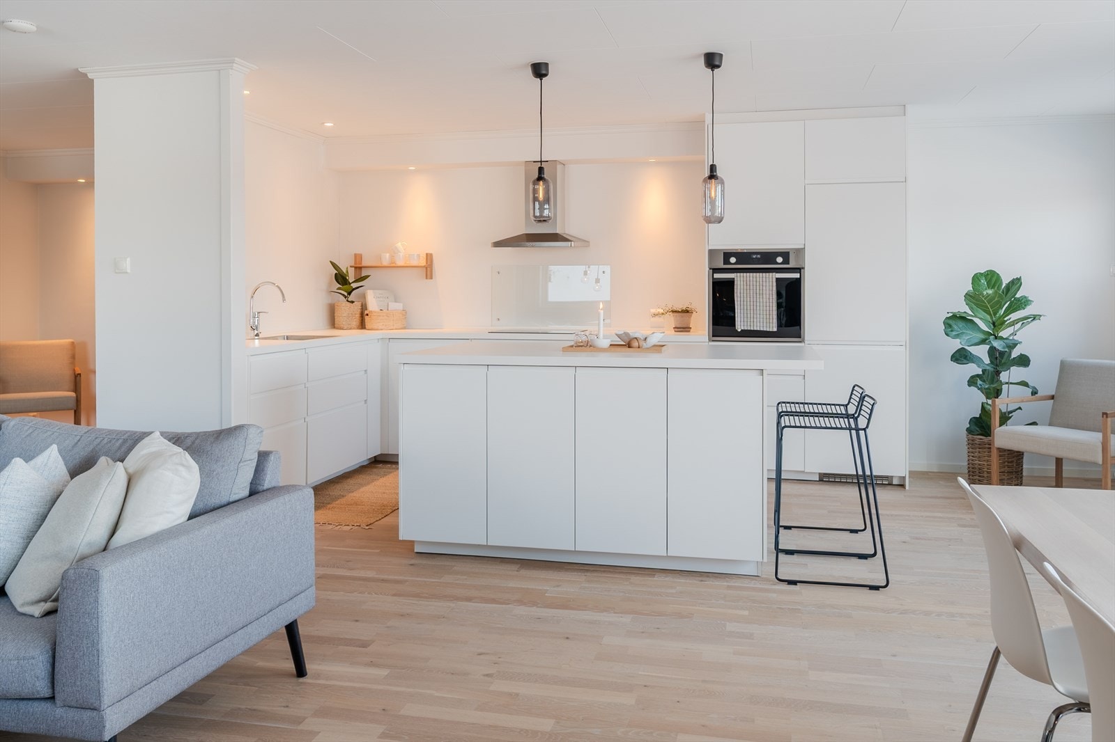 Leiligheten ble tilnærmet totalrenovert i 2017 Galleribilde