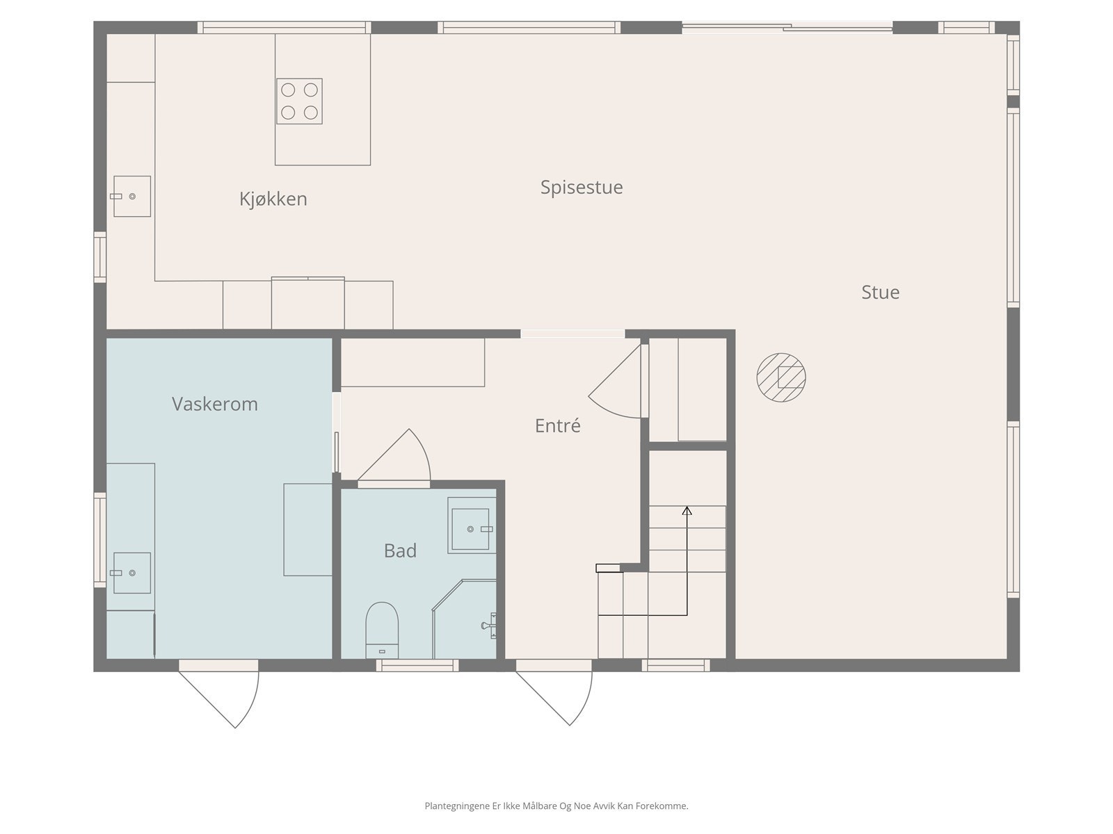 Planløsning hovedetasje Galleribilde