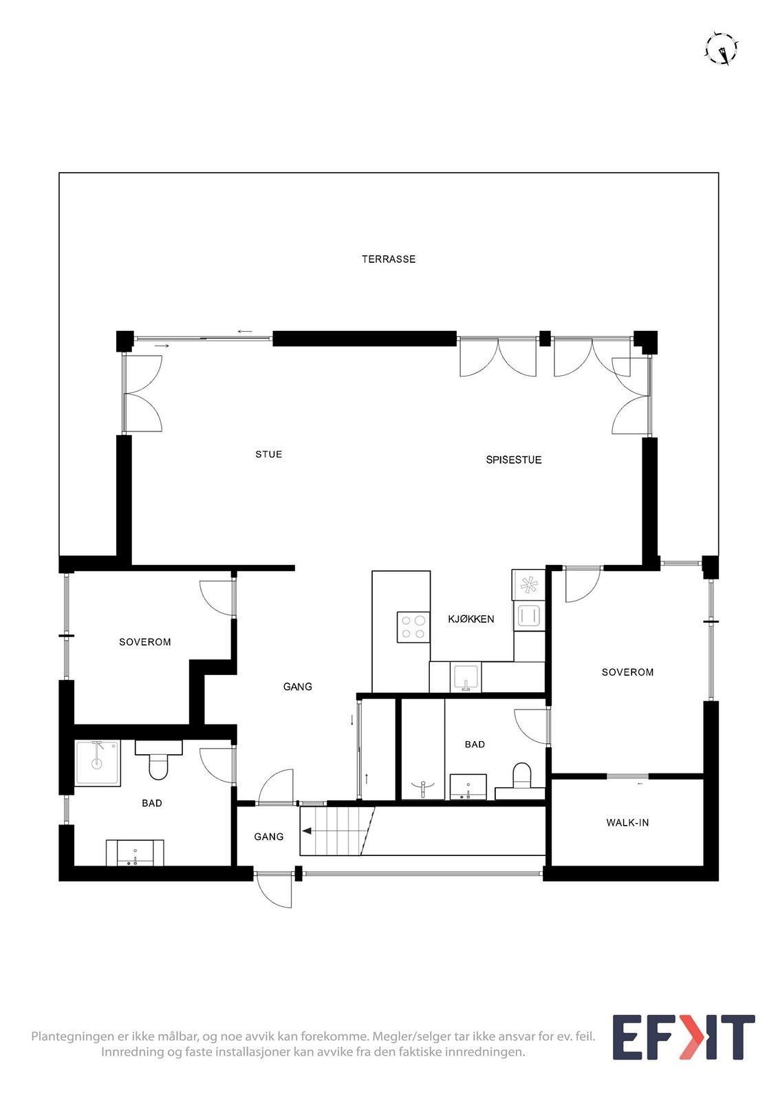 Planskisse 1.etasje Galleribilde