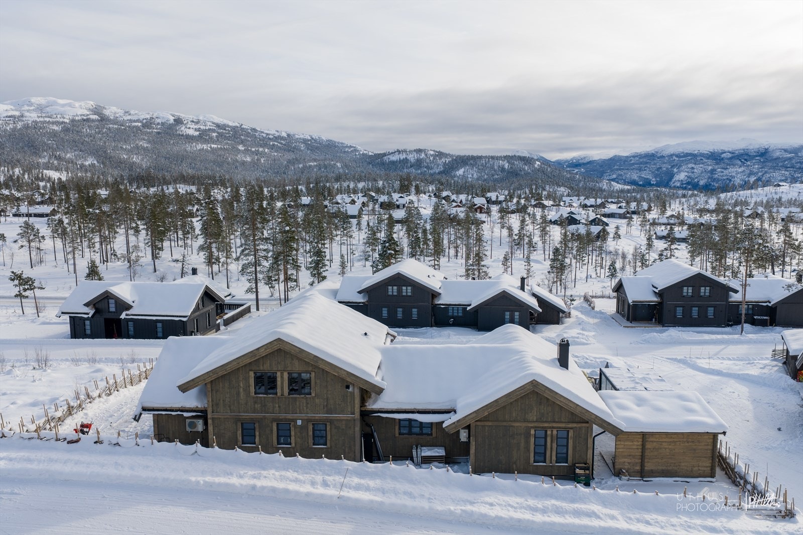Mot sørøst grenser til større ubebygde naturarealer. Galleribilde