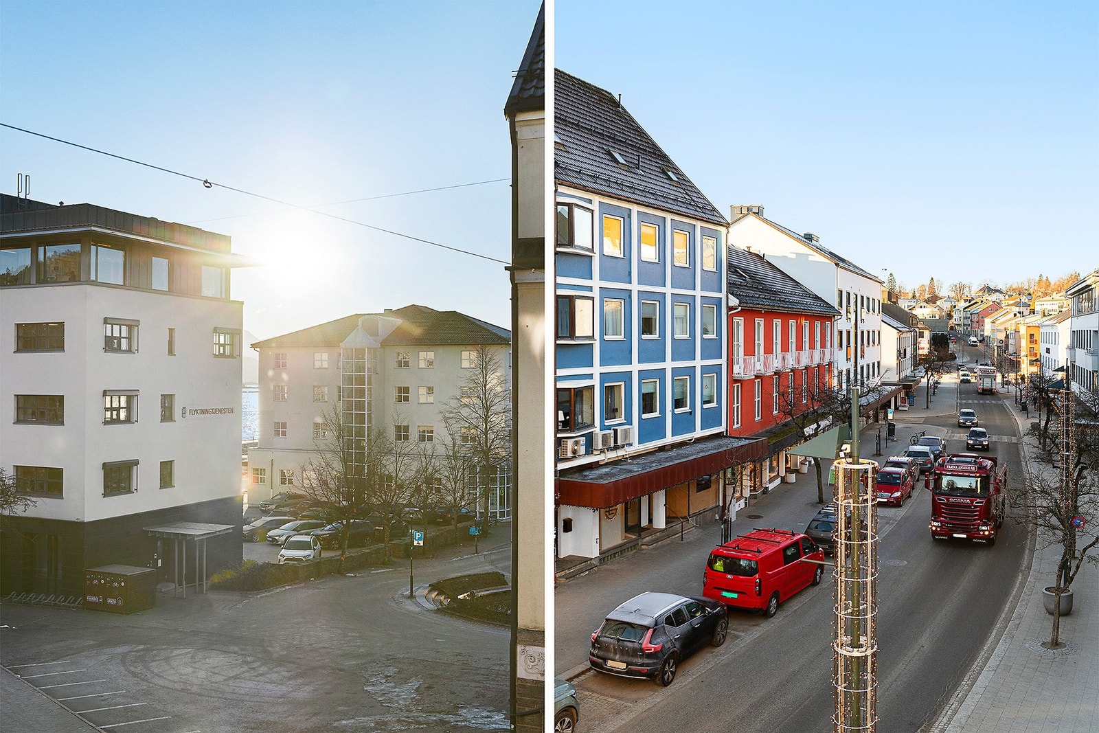 Utsikt fra stuevinduet Galleribilde