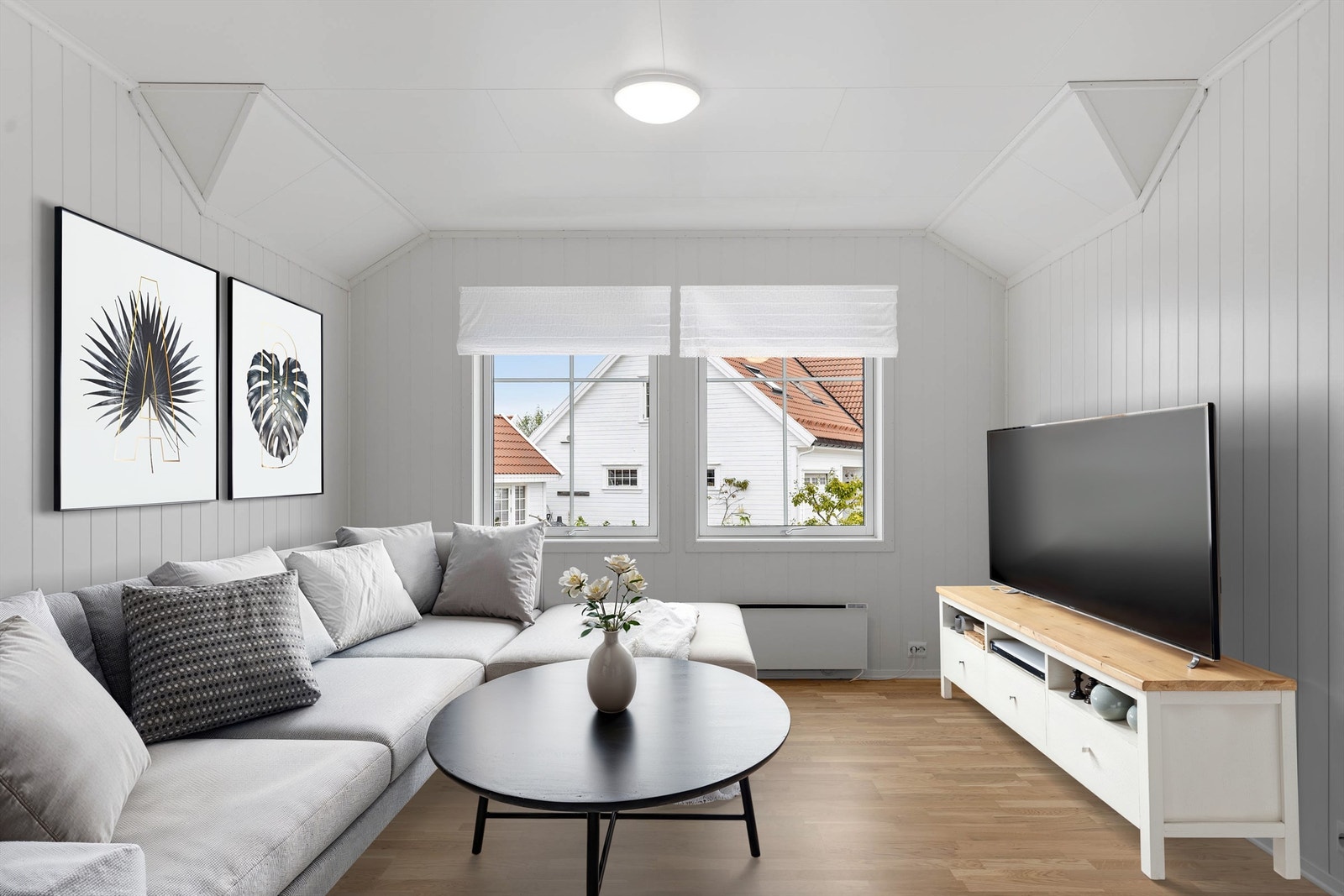 Lofstue - Digitalt møblert. Galleribilde